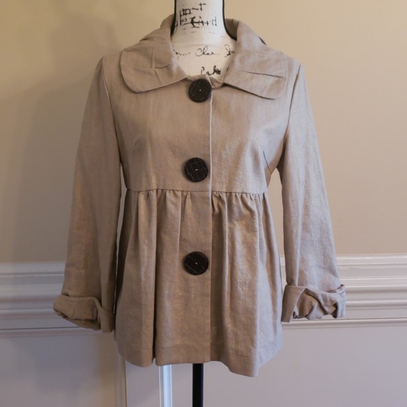 Sugarfly Jackets & Blazers - Sugarfly Metallic Jacket